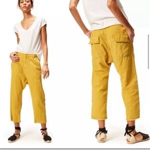 Nili lotan luna pants mustard